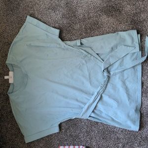 JS Mint Tie Maternity Top